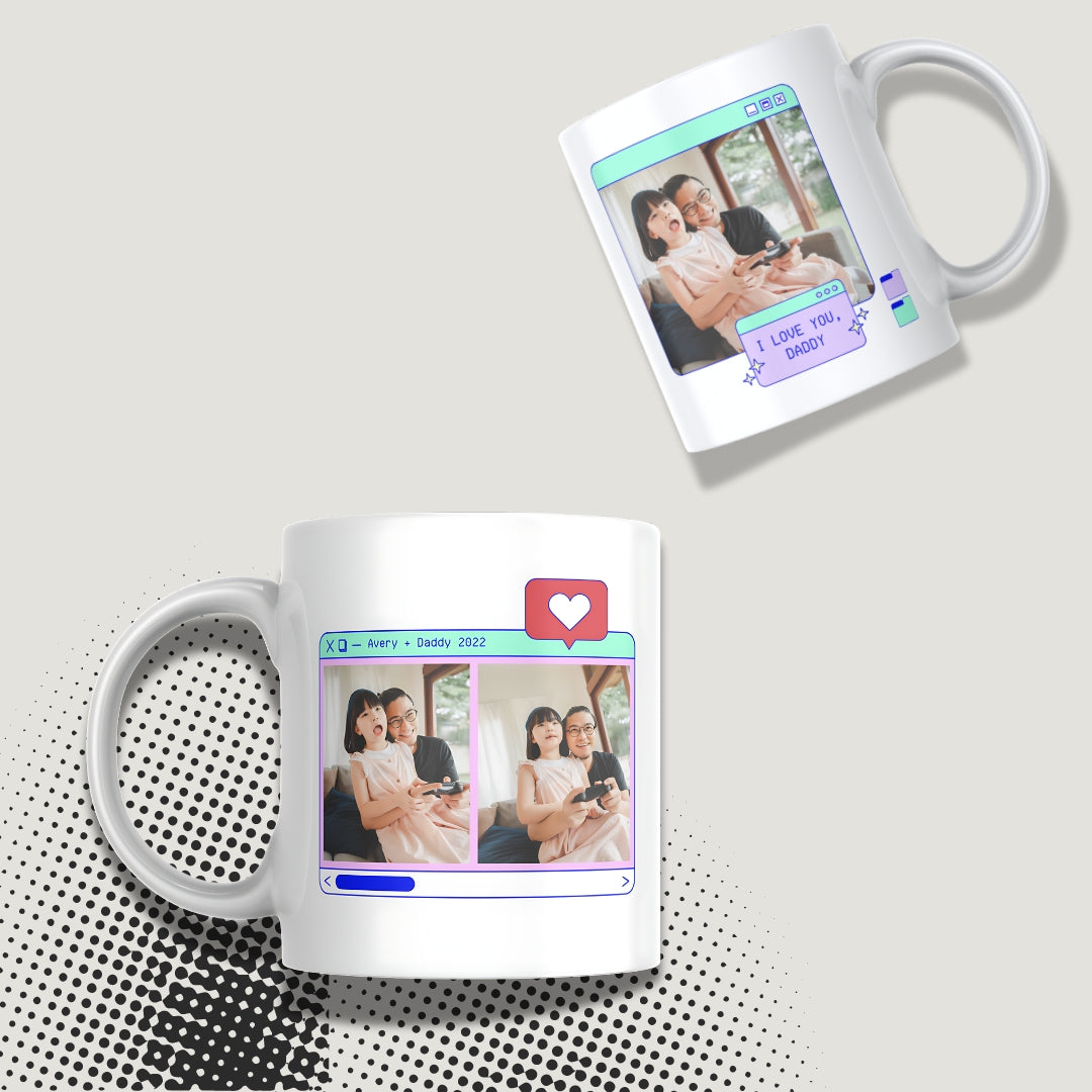 Fototasse 330ml - Retro