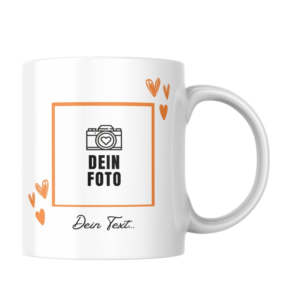 Fototasse 330ml - Love Frame