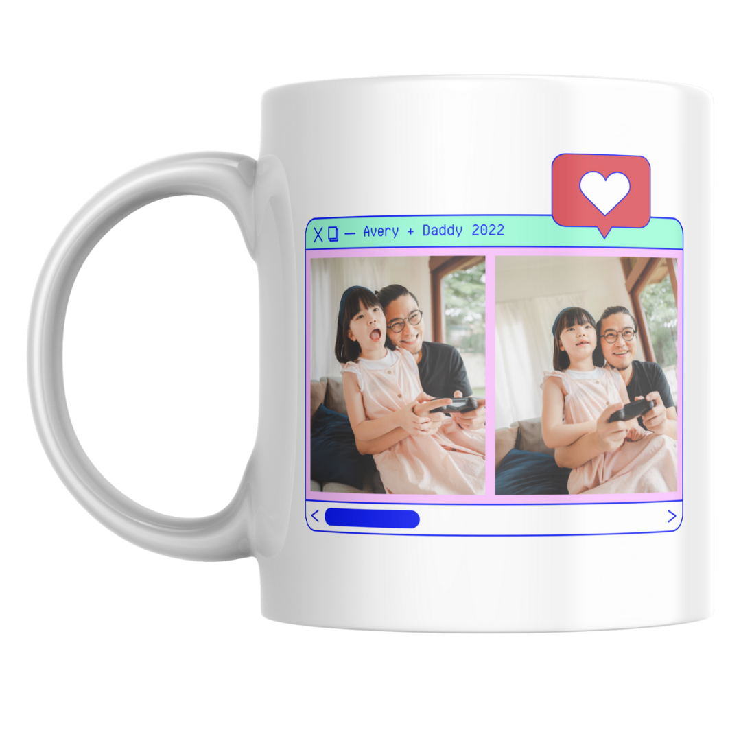 Fototasse 330ml - Retro