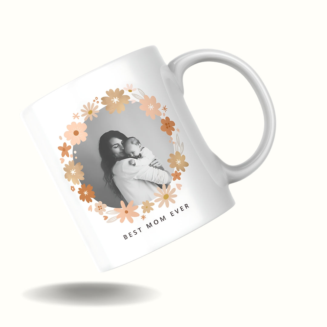 Fototasse 330ml - Blütenring