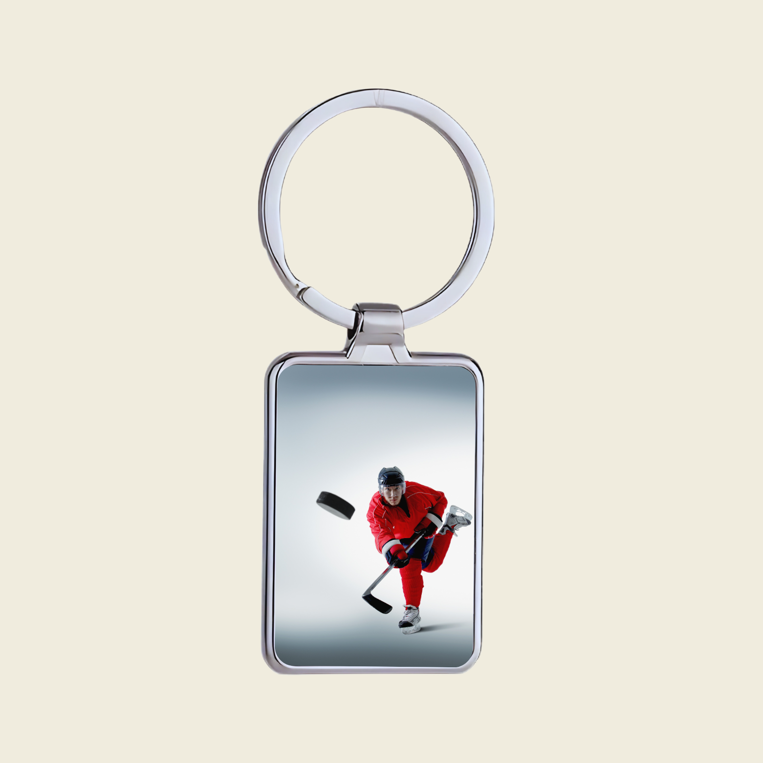 Foto Schlüsselanhänger - Rechteck einseitig