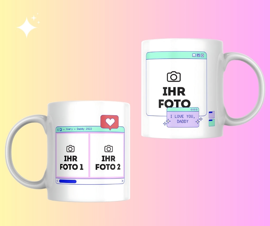 Fototasse 330ml - Retro