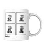 Fototasse 330ml - 4 Foto Collage