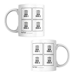 Fototasse 330ml - 4 Foto Collage